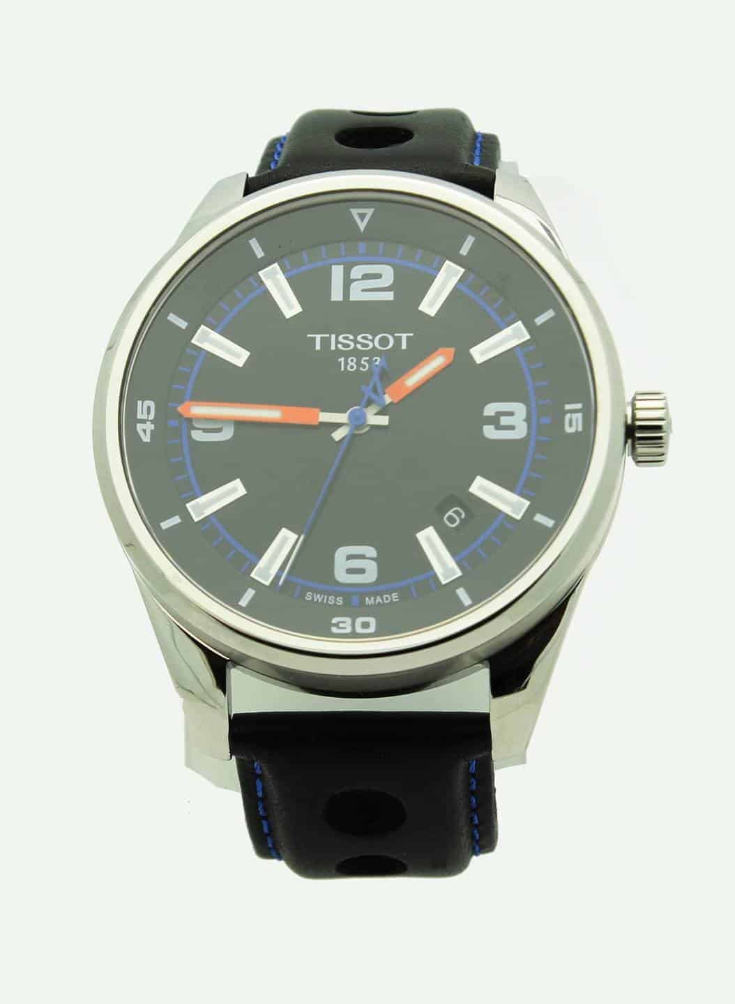 Watch Man s Tissot Alpine Special Edition Black Blue Dial