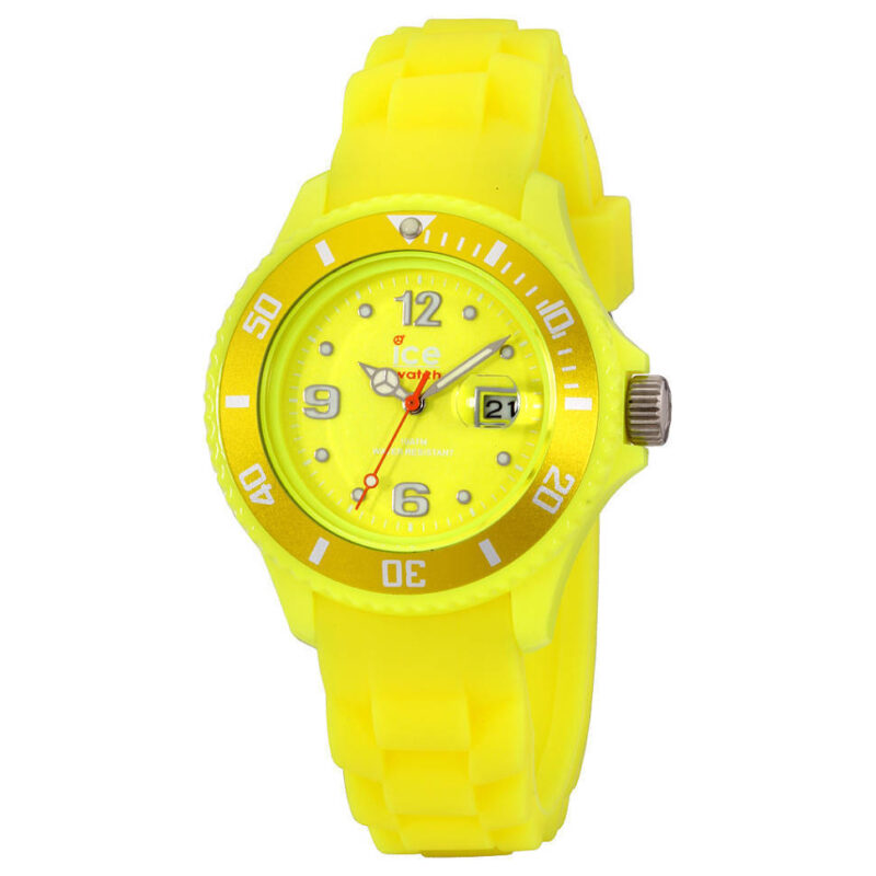 Casio Yellow Ice Flashy Neon Yellow Ladies Watch - Water Resistant, Luminescent, Quartz Movement - SS.NYW.S.S.12