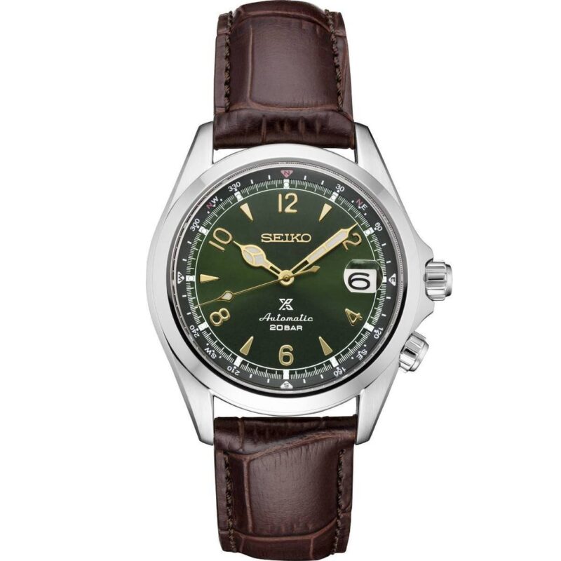 Seiko Prospex Luxe Alpinist SS Auto Green Dial SPB121