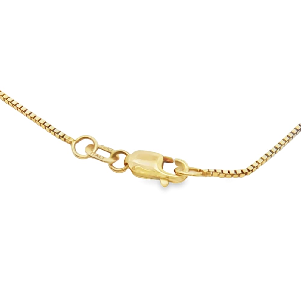 14K Yellow Gold Thin Box Chain 18 Inches – Sage Jewelers