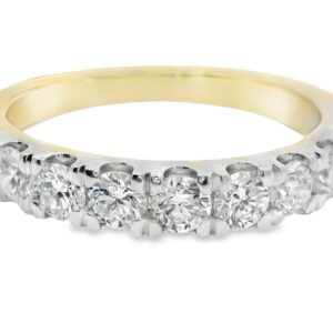 14K Yellow Gold 9 Lab Grown 1.00ct Diamond Ring