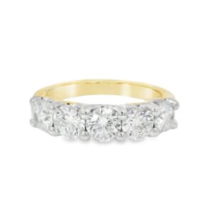 10K Gold Women's Yellow Lab Grown Diamond Ring
