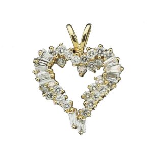 Stunning Diamond Heart Necklace