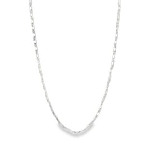 .925 Silver HEshe Chain Necklace 20.00 Inches - 4.00g Weight