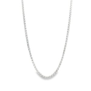 1.9mm .925 Silver 16-inch Persian Wheat Chain - 4.73g Weight
