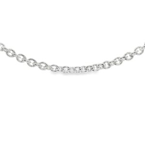 22-Inch .925 Silver Anchor Chain - 11.54g Weight
