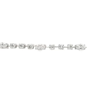 14K White Gold 3.30ct Diamond Bracelet