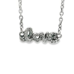 7 Inch Silver "Love" Bracelet