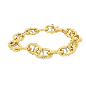 Charriol Steel Yellow PVD St. Tropez Mariner 10mm - Steel Cable 15cm to 17cm