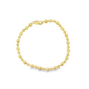 Desmos Saturno Yellow .925 Silver Bracelet 7.50 inch