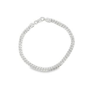 Silver Miami Link Bracelet 8 Inch - 10.88g .925 Silver