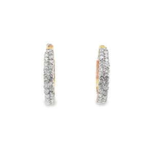 17-00485 14k 20mm hoop dia-1cttw