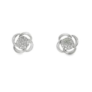 10KT WG Dia 0.08 ctw Earrings