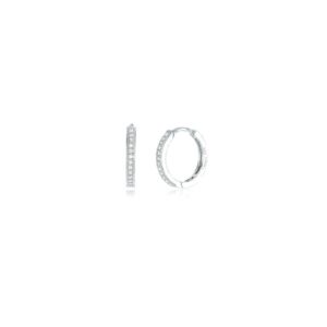 Sterling Tiny Huggie Hoop Earrings