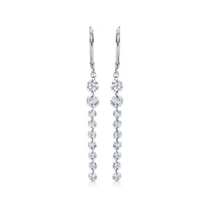 LG Dancers 14K White Gold 2.63ctw Lab-Grown Diamond Earrings for Women