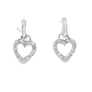 Round Cubic Zirconia .925 Silver Earrings