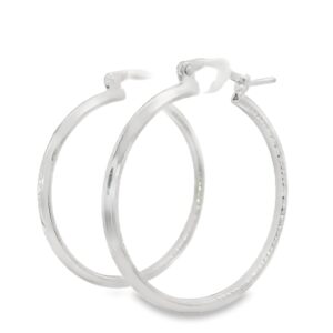 Silver 3.2gr Hoops