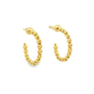 Desmos .925 Silver Yellow Earrings - Model SLASH