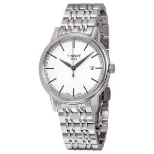 Tissot T-Classic PR 100 Men's Quartz Watch T0854101101100 - White Dial & Stainless Steel Bracelet
