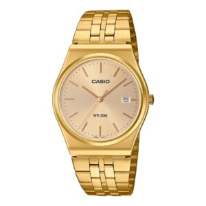 Casio Stainless Steel Gold-Toned Watch - 40mm - MTPB145GC-9AV