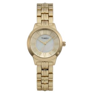Timex Women's Main Street Adjustable Bracelet Watch with Mother Of Pearl Dial - TW2Y38600