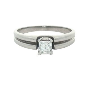 0.55ct Princess Cut H Color VS2 Clarity Natural Diamond