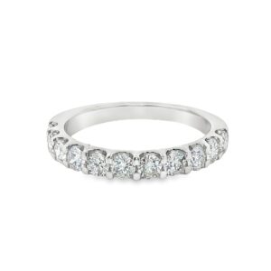 02-00216 14KT WG Dia 1.00ct Prong Set Band