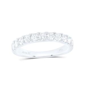 14kt WG 3/4ct Dia Ana M Ladies Accuset Band