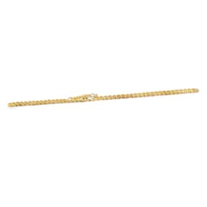 14K Yellow Gold 1.5mm Rope Chain 9-inch Anklet