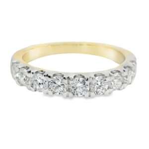 14K Yellow Gold 9 Lab Grown 1.00ct Diamond Ring