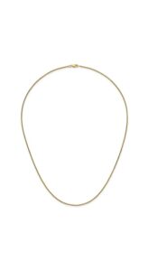 1/20 14K Gold Filled 1.20mm Rnd Venetian Box with Lobster Clasp Chain