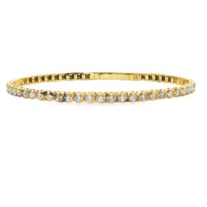 14K Yellow Gold Diamond Bracelet
