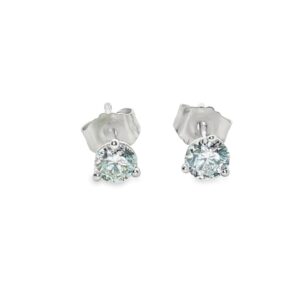 14K White Gold Lab Grown Diamond 0.50 Ct.Tw. VS1 Martini Stud Earrings for Women