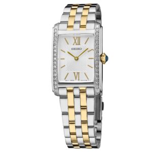 Seiko Essentials Women's Quartz Watch SWR093 with Two-Tone Stainless Steel Case and Bracelet