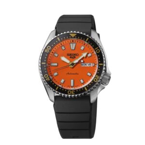 Seiko 5 Sports SKX Series Orange Dial Automatic Watch 46mm SRPL89