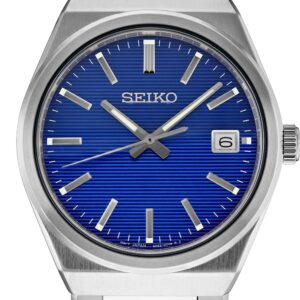 Seiko Essentials 39mm SS Quartz Blue Dial