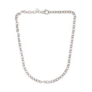 Sterling Silver 18in Italian cable necklace