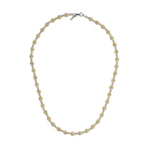 Desmos Crystal Bloom 2-Element .925 Silver Necklace - 16 Inches