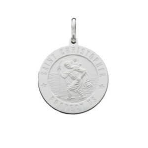 Sterling Silver Saint Christopher Medal