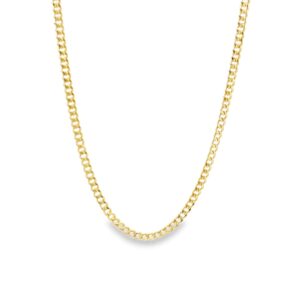 14k YG 24" 2.8mm 13.00gr Gourmette Chain
