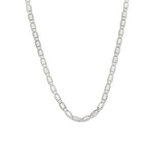 14K White Gold Fancy Link Chain - 2.5MM - 18 Inches