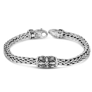 8.5" Four Points Woven Men's Bracelet