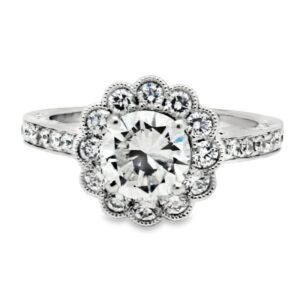 Round Natural Diamond - 1.29 ctw, G Color, SI2 Clarity, 6.91 x 6.95 x 4.33 mm Measurements