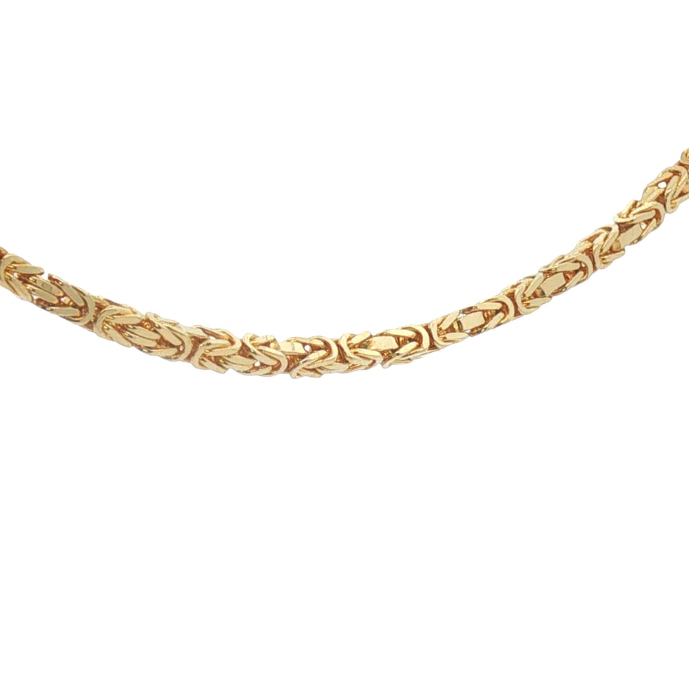 14K Gold 20-Inch Fancy Link Chain 9.81g