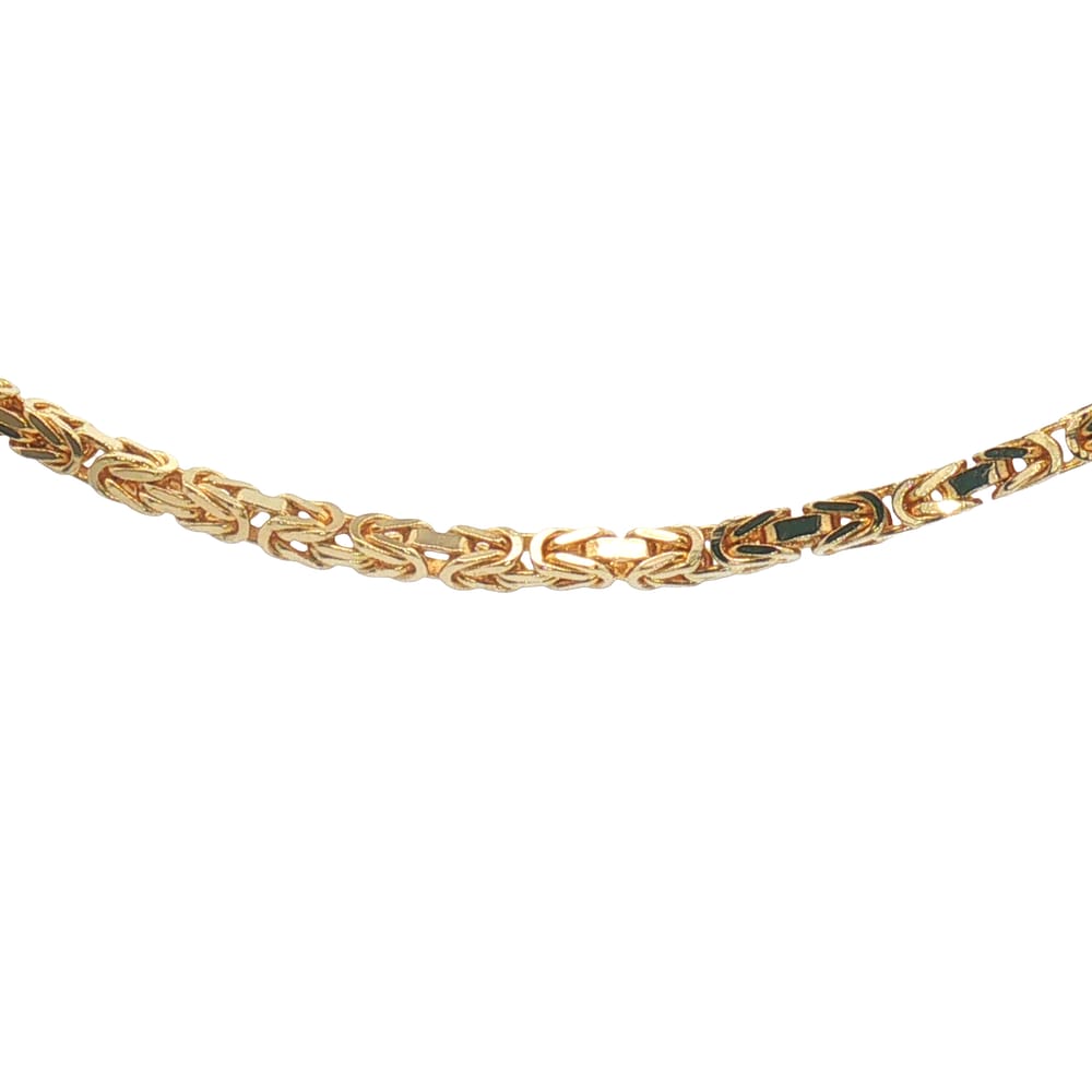 14K Gold 20-Inch Fancy Link Chain 9.81g
