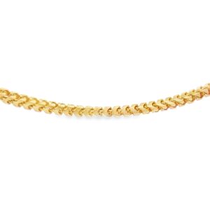 14K Gold Fox Tail Chain - 20 Inch, 5.26g Weight