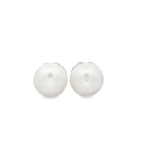 14K White Gold 6-6.5mm Cultured Pearl Stud Earrings