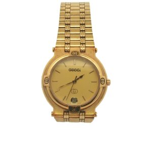 Gucci 9200M Gold-tone Date Watch - 32mm Quartz (Pre-Owned)