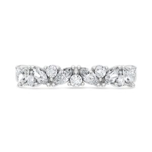 14K White Gold Lab Grown Diamond Wedding Band (.60ctw)