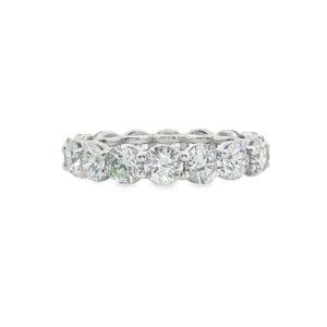 14K White Gold 16 Natural Diamond Eternity Ring